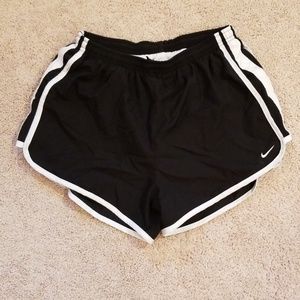 Nike black running shorts